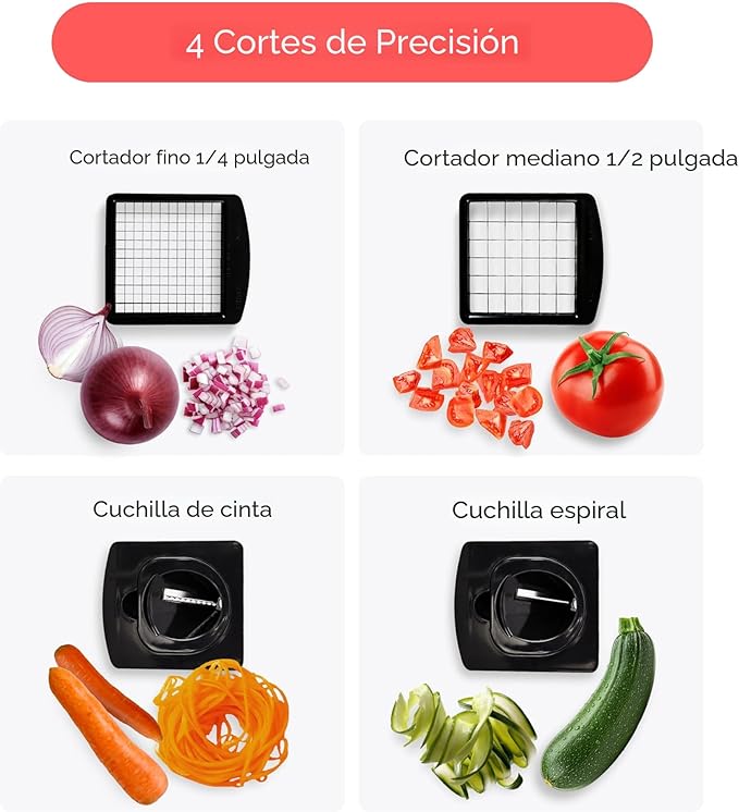 Picador de verduras, fullstar 4 en 1